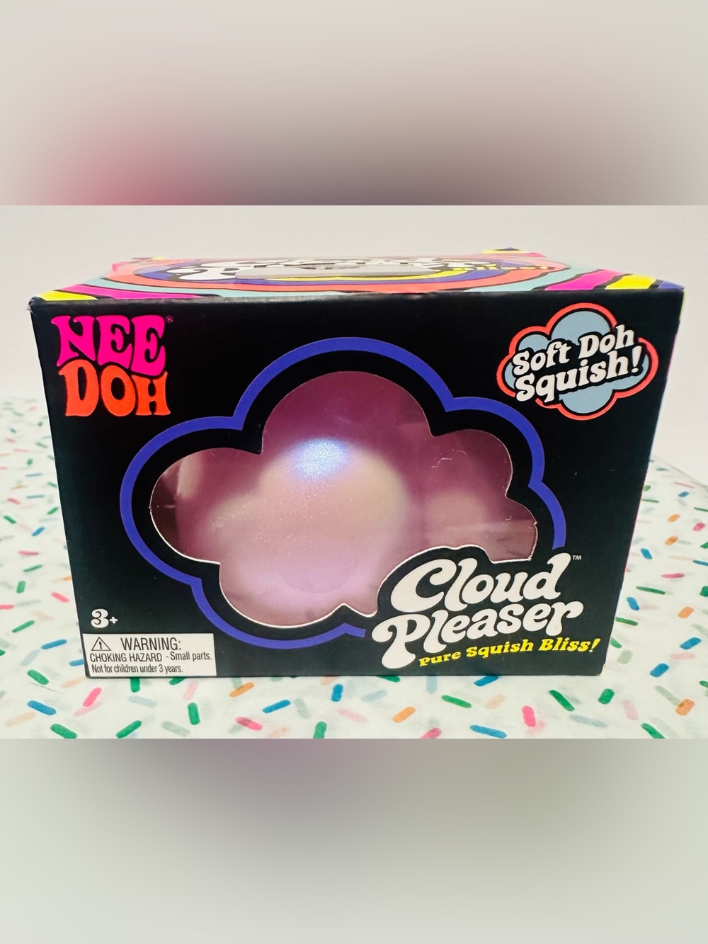 NeeDoh Cloud Pleaser Soft Doh Squish - Pearl